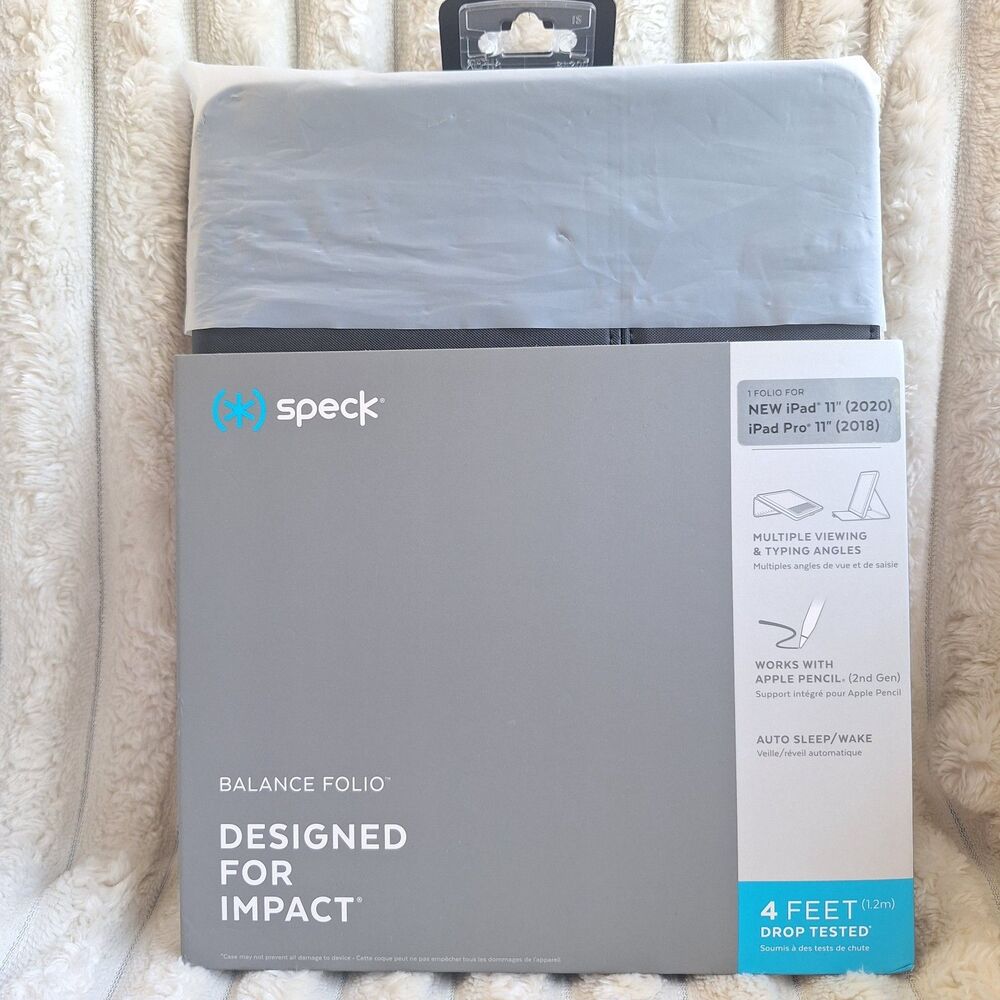 New☆Speck Balance Folio Case for iPad 11"(2020) & iPad Pro 11"(2018) Black